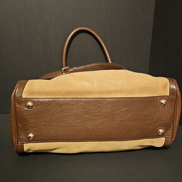 Michael Kors Hudson Brown and Tan Women's Bag - Picture 2 of 9